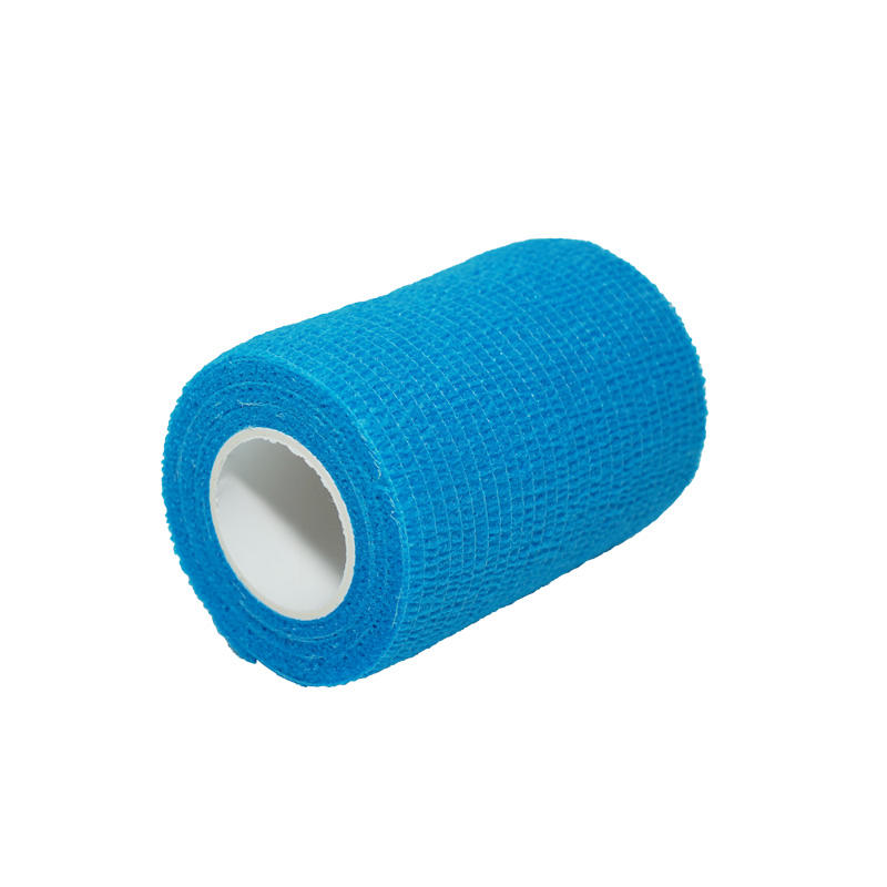 Blue self adhesive bandage