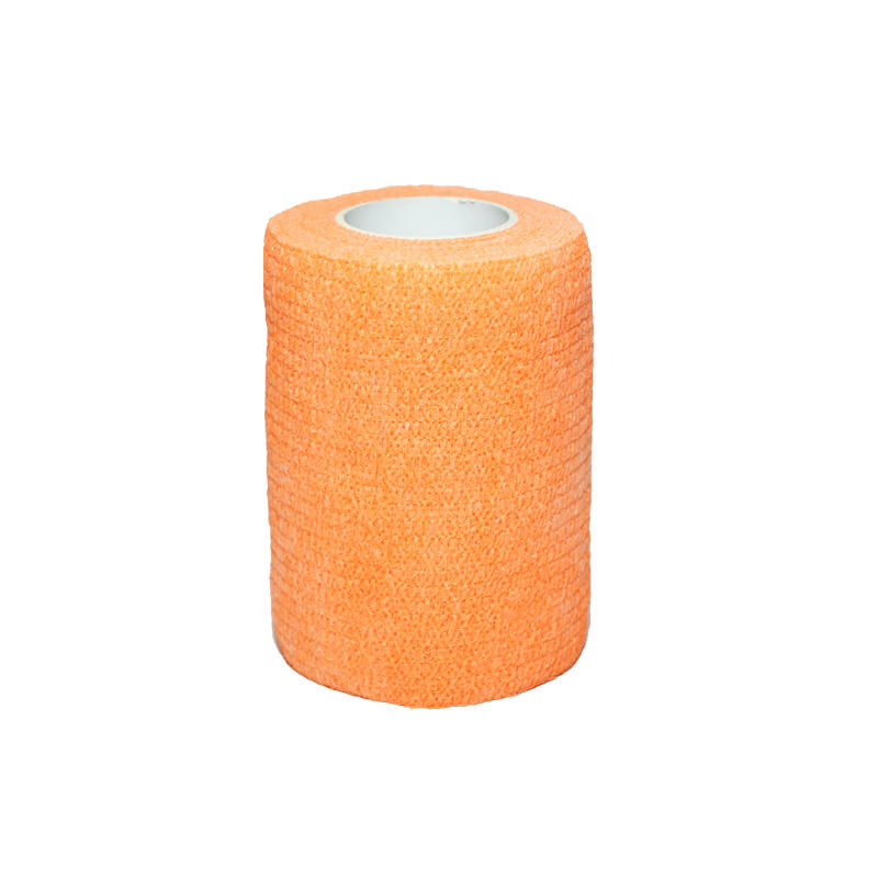 Orange self adhesive bandage