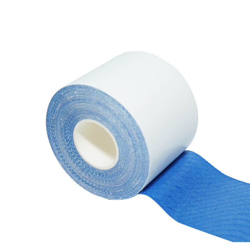 Dark blue nylon four-sided elastic patch Kinesiology tape