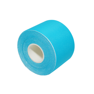 Blue nylon four-sided elastic muscle patch Kinesiology tape