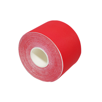 Red nylon four-sided elastic muscle patch Kinesiology tape
